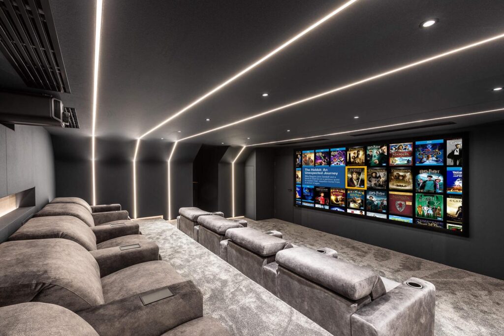 Home cinema installation